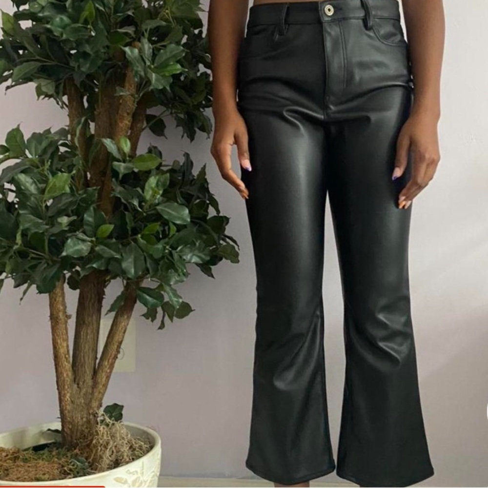 Zara leather pants